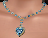 Blue Diamond/Pearl Heart