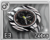 -e3- Zebra wristwatch