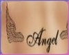 Angel Wings Belly Tattoo