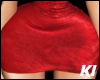 K$ Red mini Skirt