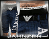 J*  Shorts Blue