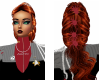 Hair w command red ribbn