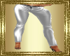 LD~ White Satin Pants