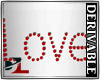 [DL]wall sign LOVE