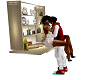 Kiss in the kitchen