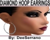 DIAMOND HOOP EARRINGS