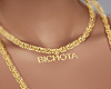 V. Bichota Gold Chain