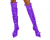 Rave Y boots purple