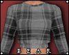 B | Plaid Grey PJ Top