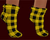 Yellow Socks Plaid Short