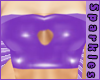 *S  Purple PVC Top