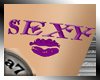 tatto Thigh SEXY Purple2