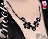 !!A Black Flower Neck