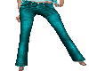 Teal Green Jeans