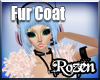 Rozen Fur Coat Flamingo