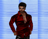 Th Dark red silk