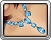 Diamond necklace [blue]