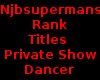 Rank Titles Private Show