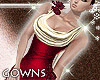 Gown - Red and Gold