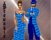 XXL L7 Square Blue Dress