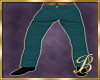 Teal Casual Pants