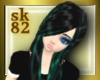 {sk82}LilMiss Blk Teal