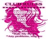 CLUB RULES pink