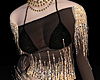 Black Sparkle Clubs Top