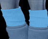 Fur Sock Boots-Blue