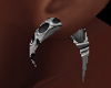 Silver Claw Earrings