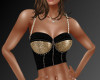 Black and Gold Corset
