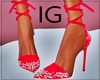 Valentine Red Shoes