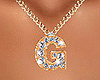 G Letter Gold Necklace