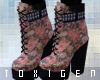 [T] Limited Floral Boots