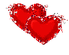 hearts red animated