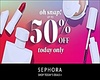 Sephore 50% Sale Ad