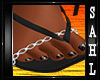 LS~Black Strappy Heels