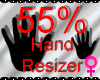 *I* Hand scaler 55%