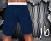 :Jb: Blue Cargos Shorts