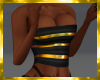 Gold Striped Bustier +