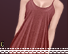 C` Long Red Cami