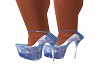blue winter heels