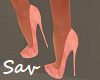 Pink Leather Heels