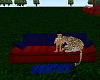 LEOPARD CUDDLE COUCH