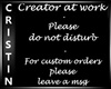 Creator Rules