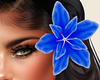 Hair Flower Blue