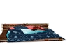 old cabin snowflake bed