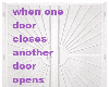 door closes