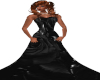 black rose gown