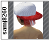 White Backwards Hat